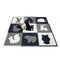 Hakuna Matte: Stylish Baby Play Mat: Animal - Blue-Grey-White - 72x72", 9 XXL Foam Floor Tiles, Thick Puzzle Mat For Crawling, Tummy Time, Playpen
